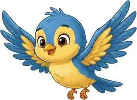 Passarinho azul, personagem da Turma da Luma