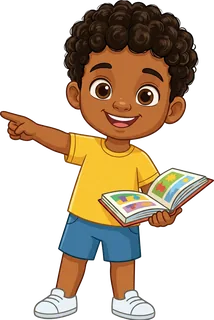 Léo, menino de camiseta amarela, personagem da Turma da Luma